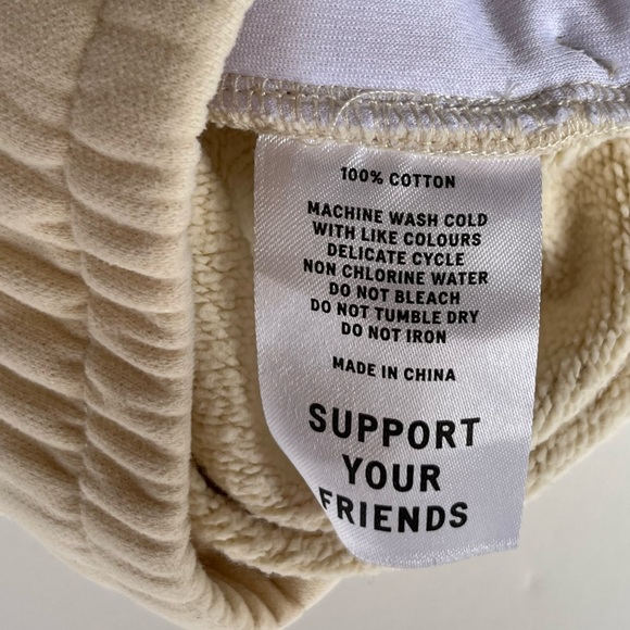 Pink & Off White Krost for Barneys NY Large Sweat Shorts - Picture 7 of 7